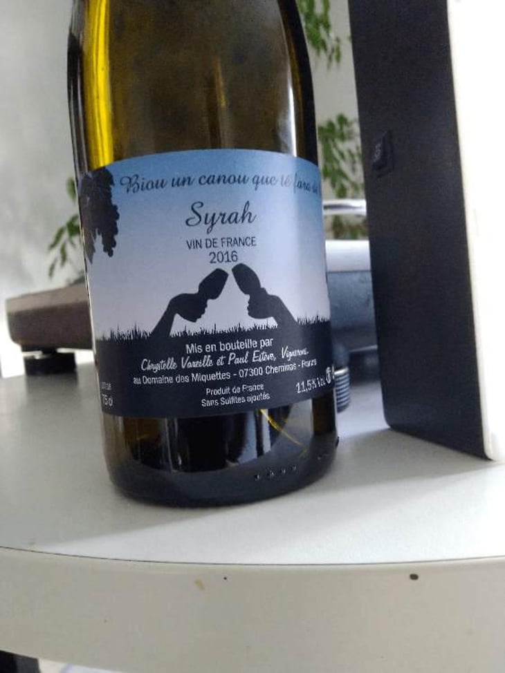 Syrah - Domaine des Miquettes - Chrystelle Vareille & Paul Estève 