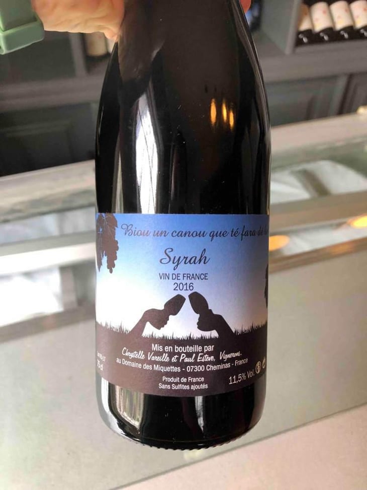 Syrah - Domaine des Miquettes - Chrystelle Vareille & Paul Estève 