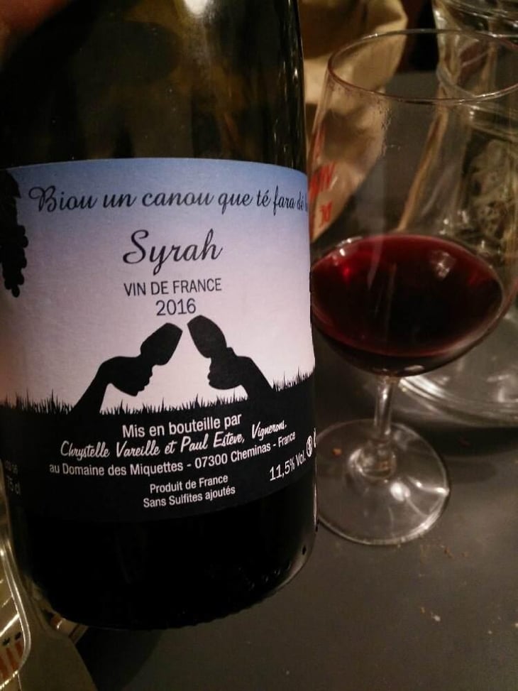 Syrah - Domaine des Miquettes - Chrystelle Vareille & Paul Estève 