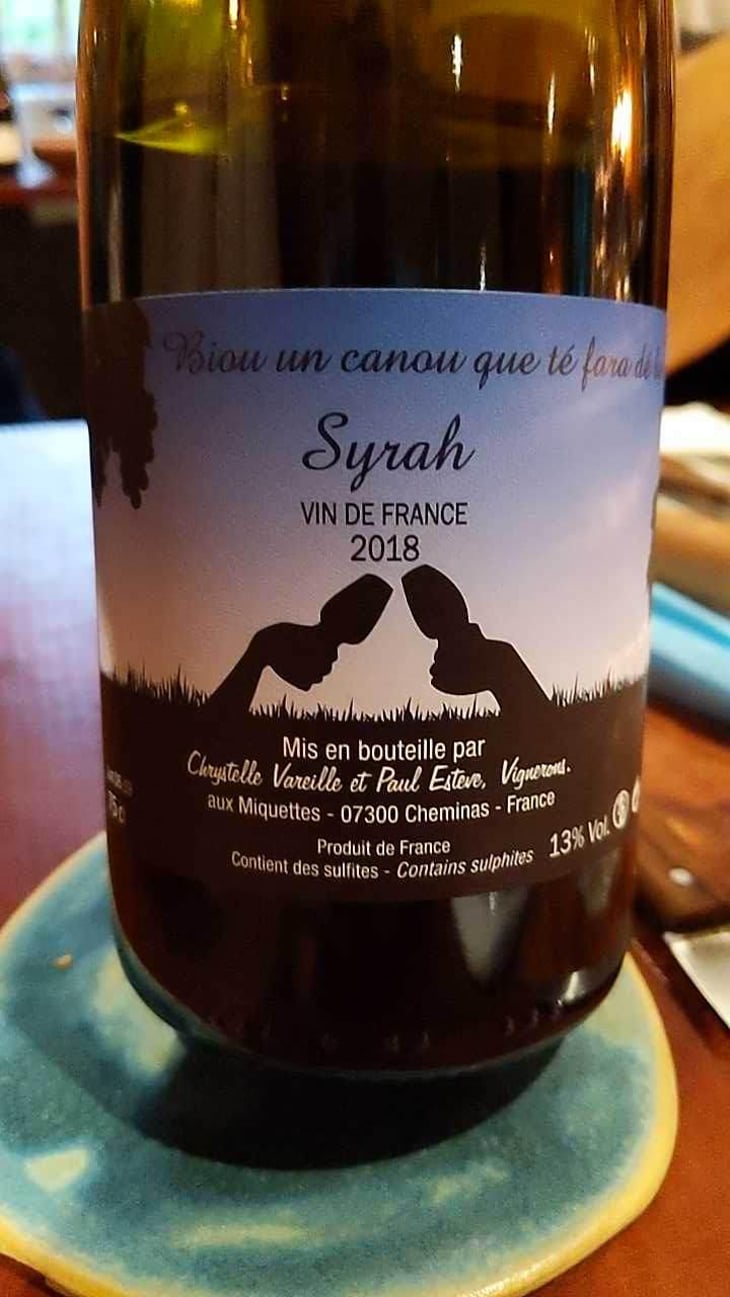 Syrah - Domaine des Miquettes - Chrystelle Vareille & Paul Estève 