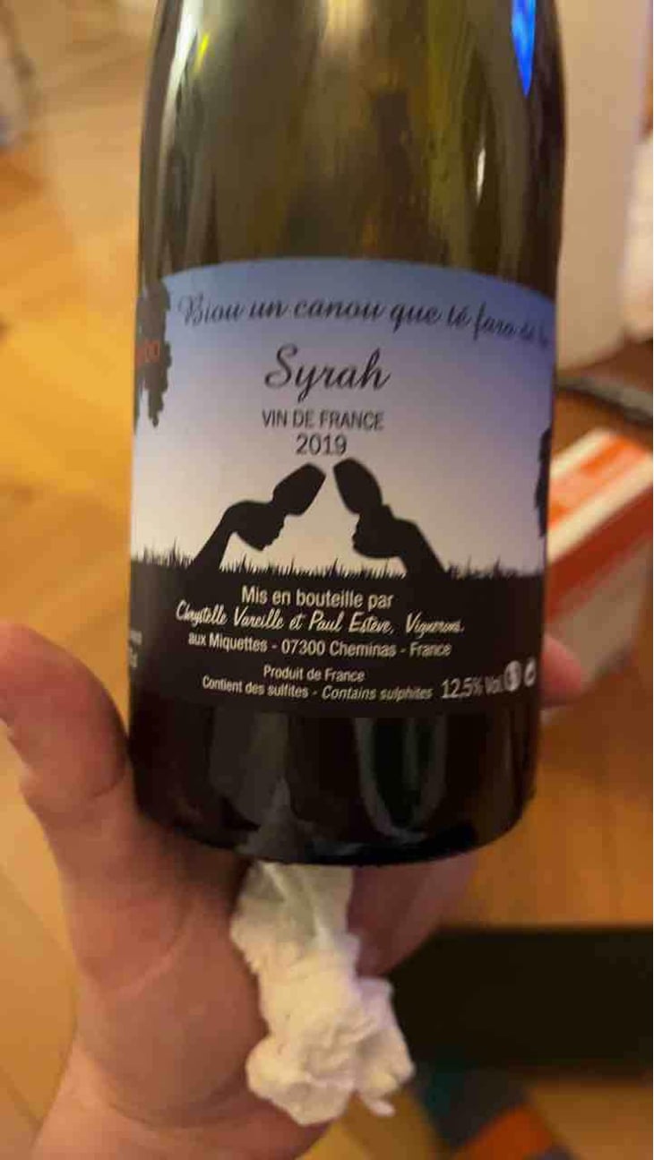 Syrah - Domaine des Miquettes - Chrystelle Vareille & Paul Estève 