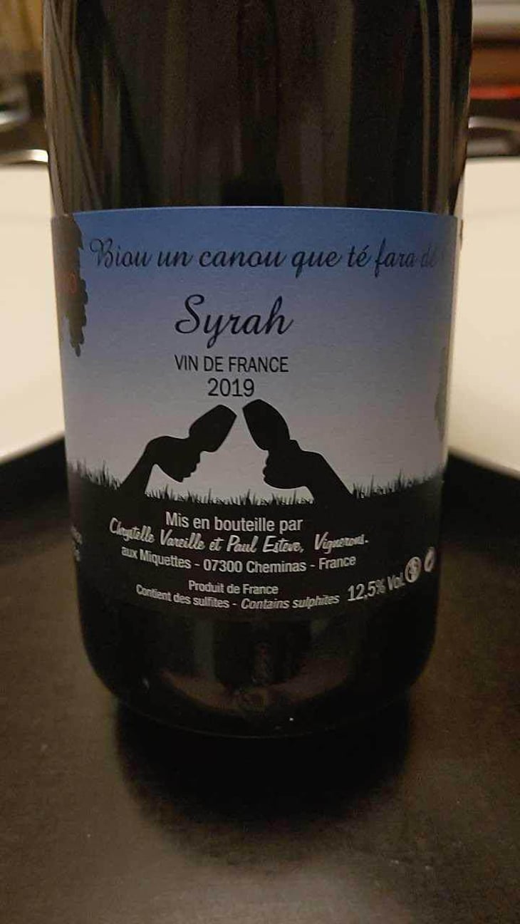Syrah - Domaine des Miquettes - Chrystelle Vareille & Paul Estève 