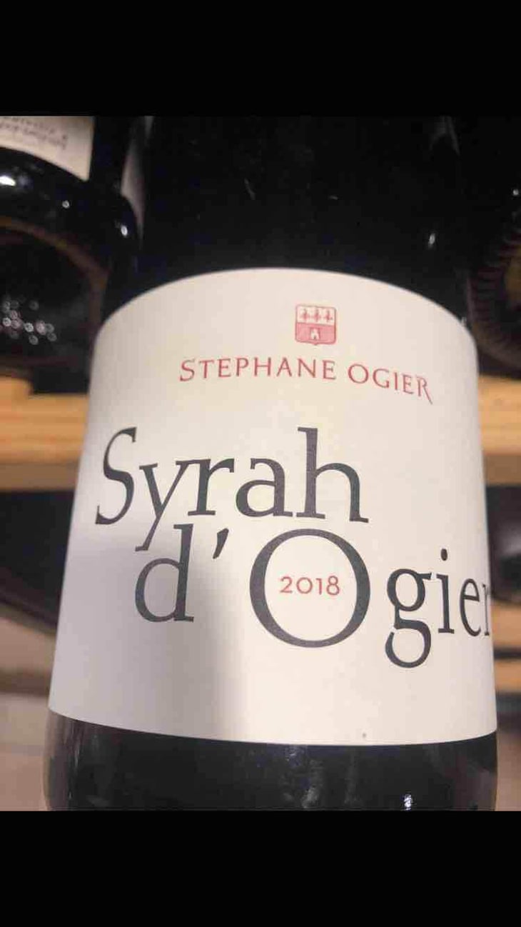 Syrah D’ogier - Domaine Ogier - Stephane Ogier 