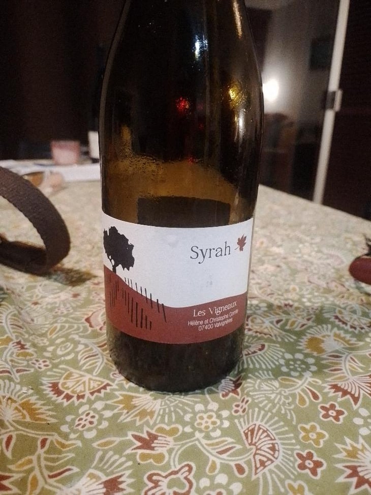 Syrah - Les Vigneaux - Hélène & Christophe Comte 