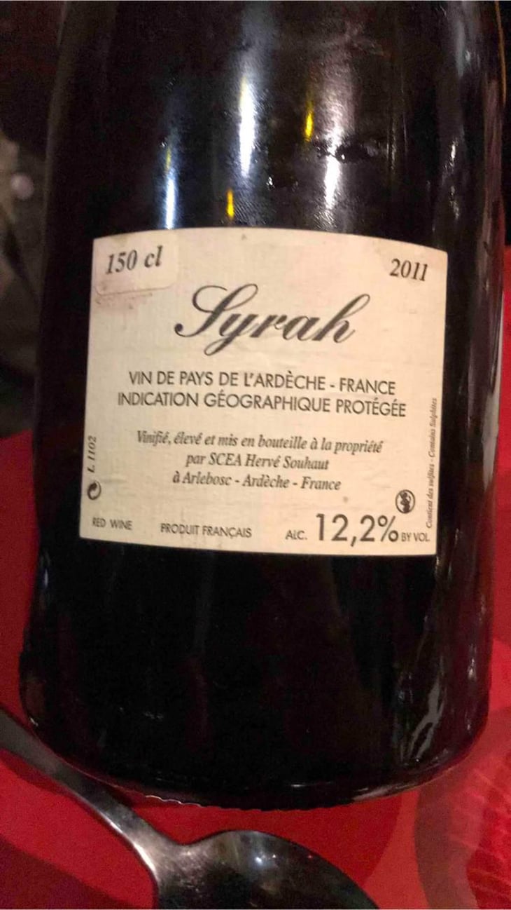 Syrah - Romaneaux-Destezet - Hervé Souhaut 