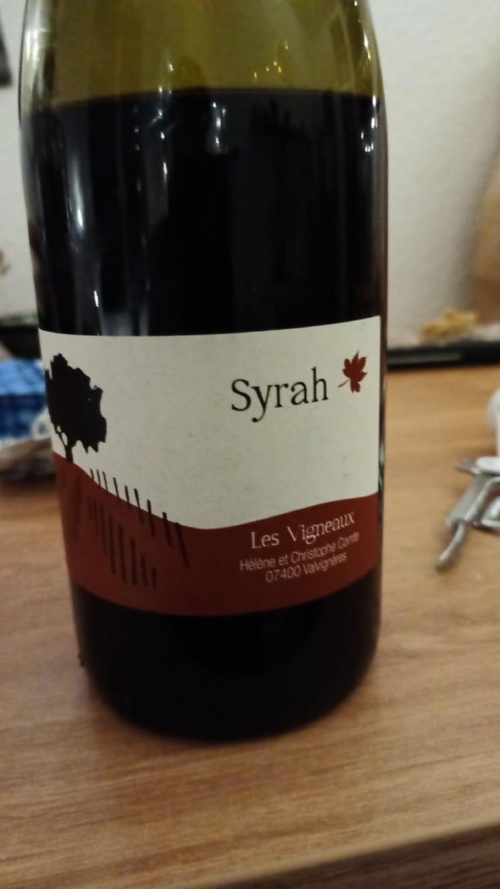 Syrah - Les Vigneaux - Hélène & Christophe Comte 