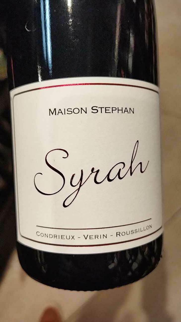 Syrah - Maison Stéphan - Romain, Jean-Michel et Dorian Stéphan 