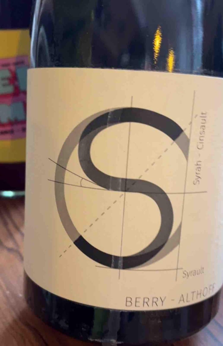 Syrault 2022 - Domaine Berry - Althoff & Le Quai à Raisins - Imogen Berry & Robin Althoff 