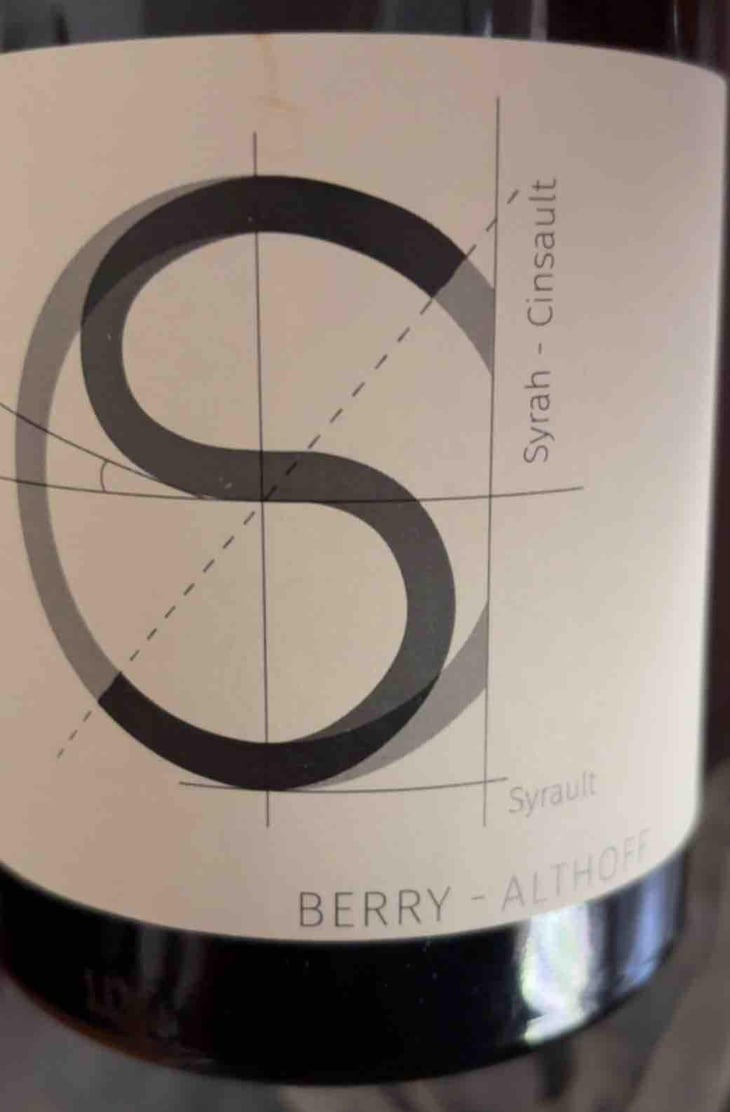 Syrault 2022 - Domaine Berry - Althoff & Le Quai à Raisins - Imogen Berry & Robin Althoff 