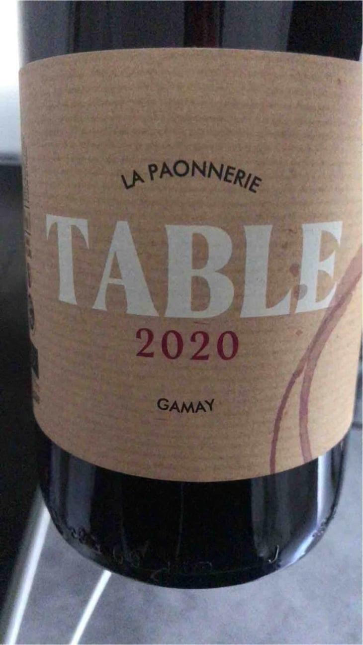 Table - La Paonnerie - Marie Carroget 