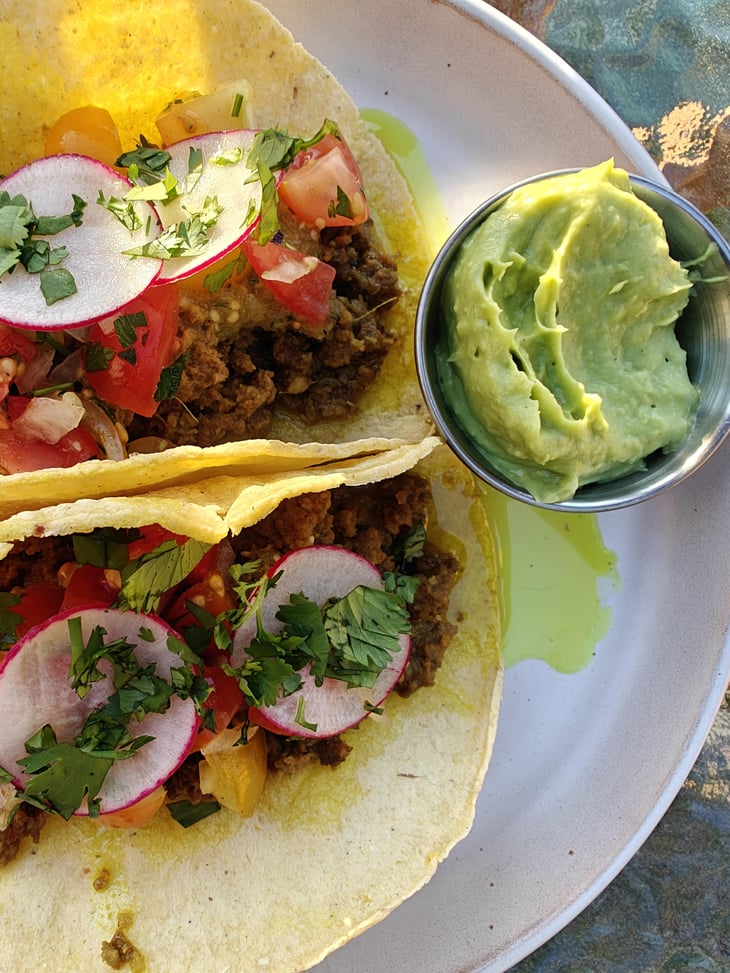 Tacos De Boeuf Carri Et Salsa Verde - À Outrance - 778843