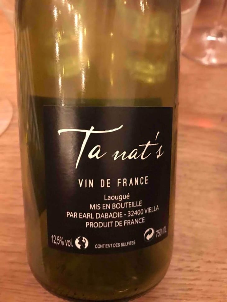 Ta nat's - Domaine Laougué - Sylvain Dabadie 