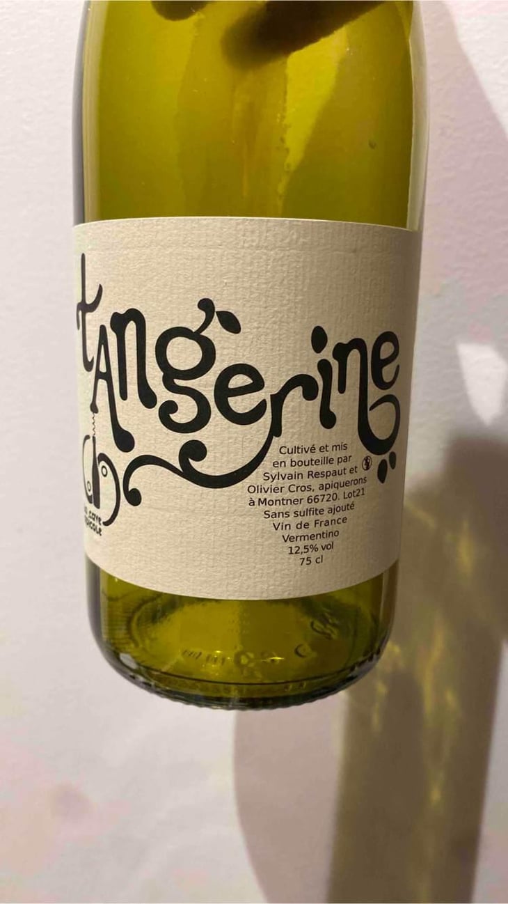 Tangerine (label after 2016) - La Cave Apicole - Sylvain Respaut & Olivier Cros 