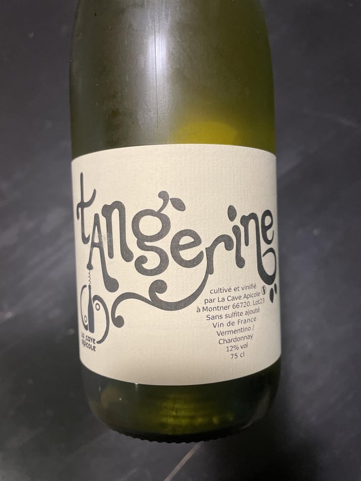 Tangerine (label before 2016) - La Cave Apicole - Sylvain Respaut & Olivier Cros 
