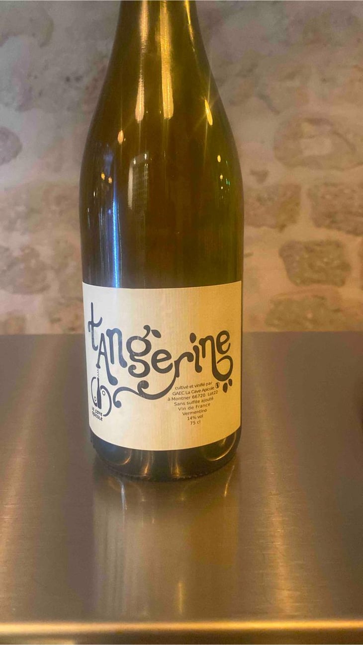 Tangerine (label before 2016) - La Cave Apicole - Sylvain Respaut & Olivier Cros 