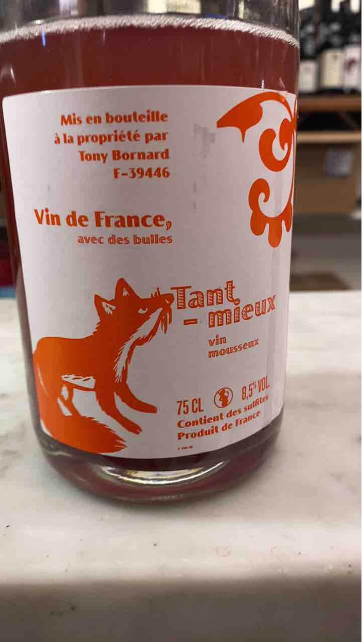Tant Mieux - Domaine Bornard - Tony Bornard 