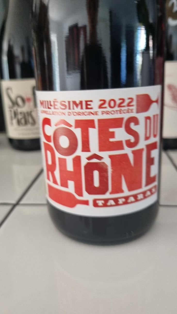 Taparas Côtes Du Rhône - Les Vignerons d'Estézargues - Les Vignerons d'Estézargues -2022
