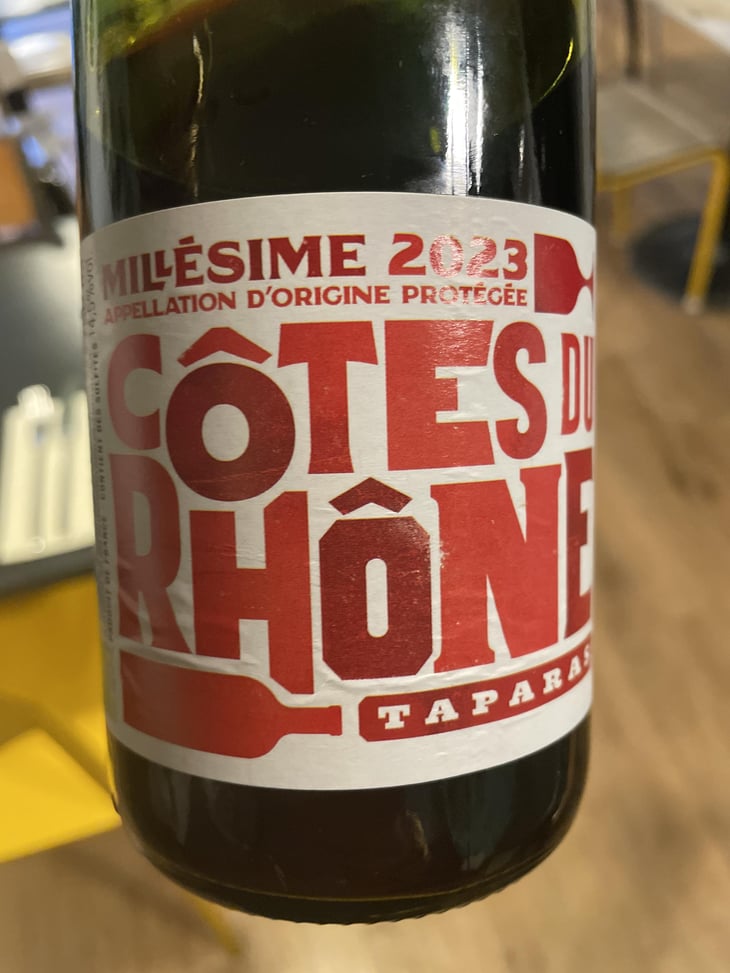 Taparas Côtes Du Rhône - Les Vignerons d'Estézargues - Les Vignerons d'Estézargues -2022
