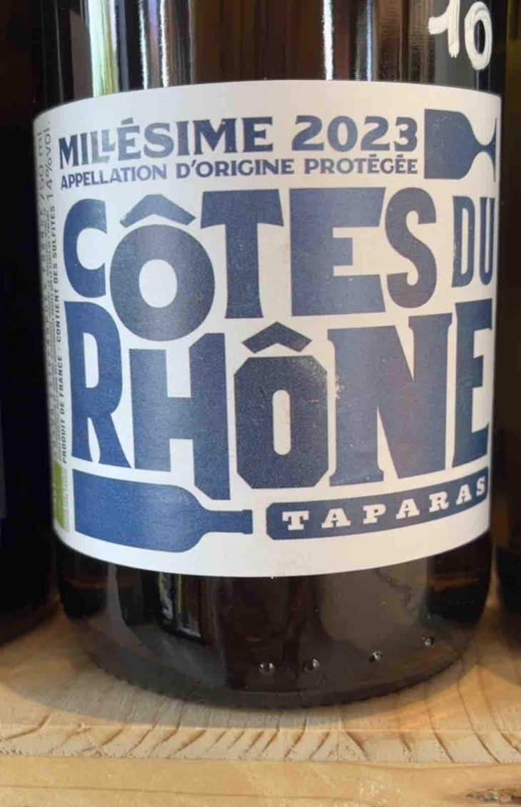 Taparas Côtes Du Rhône - Les Vignerons d'Estézargues - Les Vignerons d'Estézargues -2023