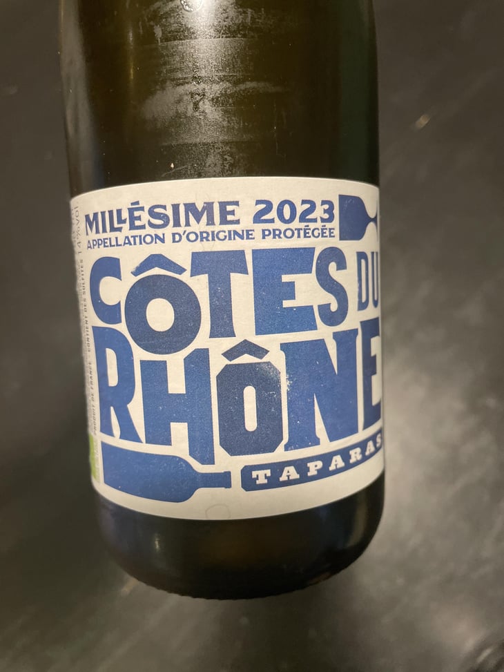 Taparas Côtes Du Rhône - Les Vignerons d'Estézargues - Les Vignerons d'Estézargues -2023