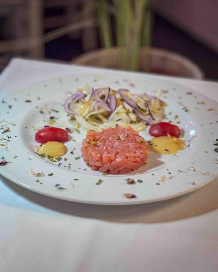 Tartare Di Salmone Affumicato Naturale Delle Isole Faroe - Grotto Figini - 798533