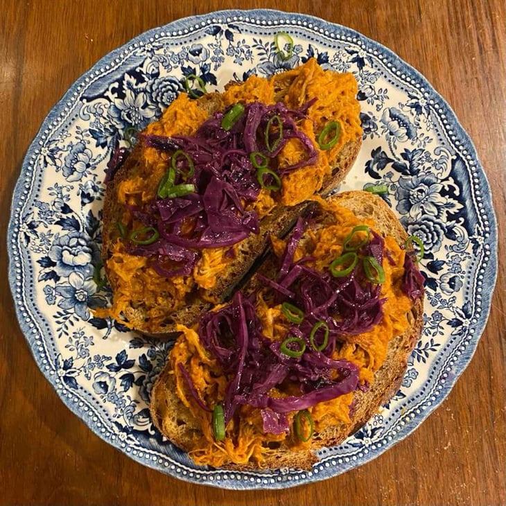 Tartines D’Effiloché De Cochon Sauce Bbq 😎 - Le Moderne - 784564