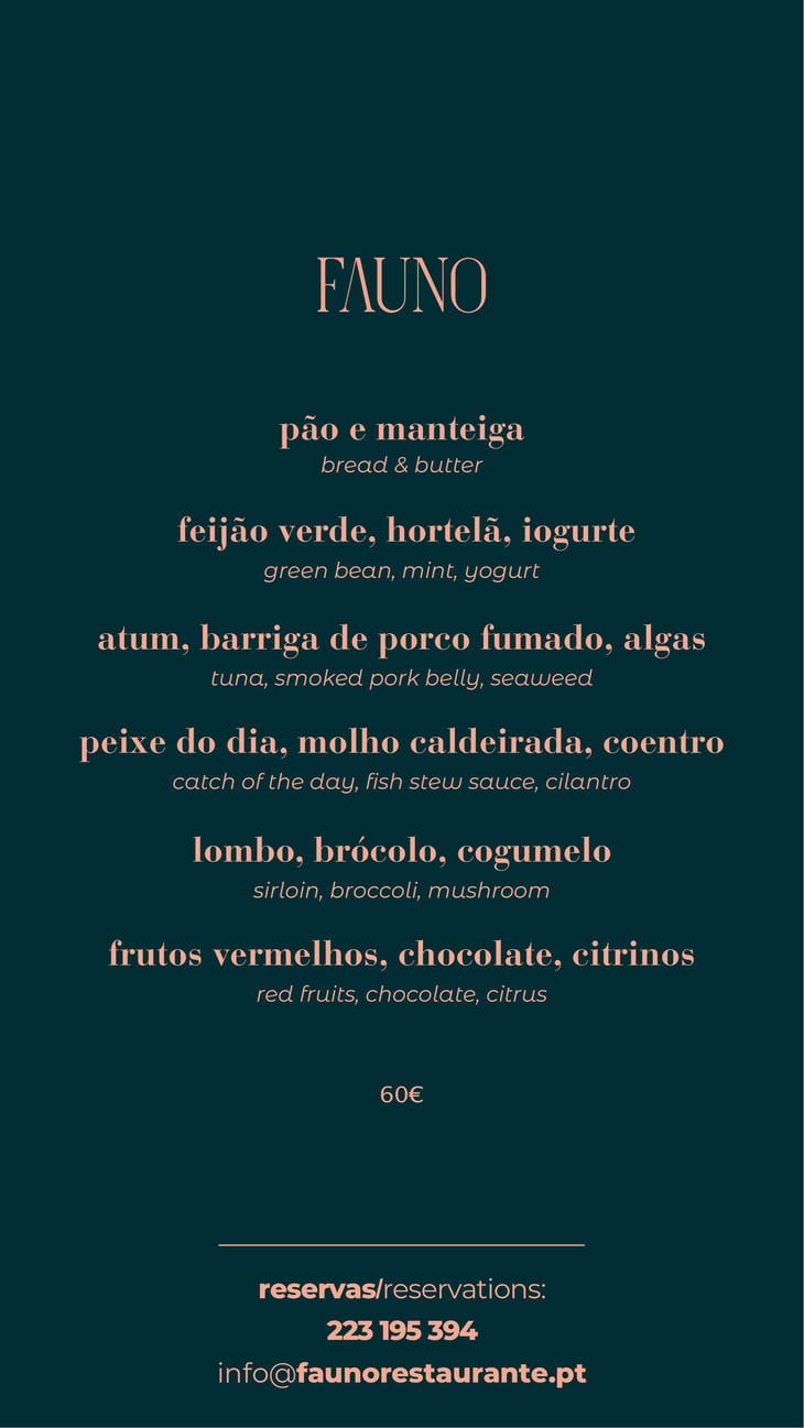 Tasting Menu - Fauno - 794159