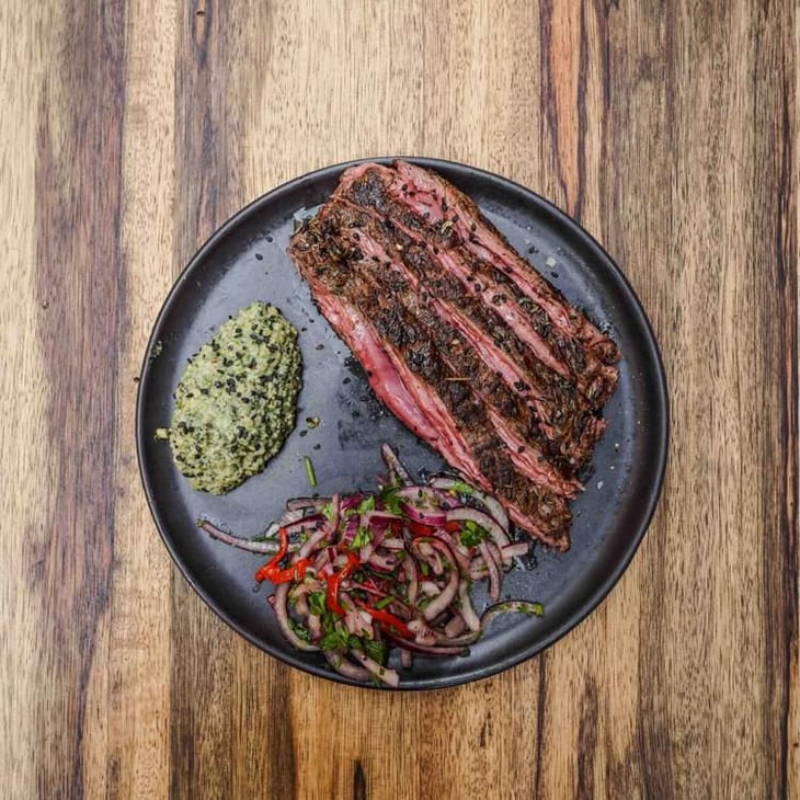 Tataki De Bavette Sauce Coco Cacahuète - Chez Pinot - 492061