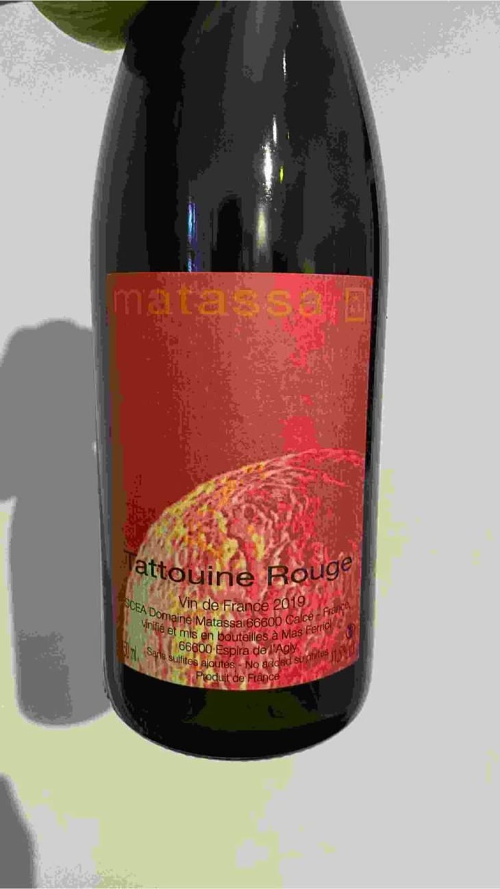 Tattouine Rouge - Domaine Matassa - Tom Lubbe -2019