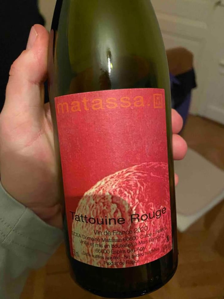 Tattouine Rouge - Domaine Matassa - Tom Lubbe -2019