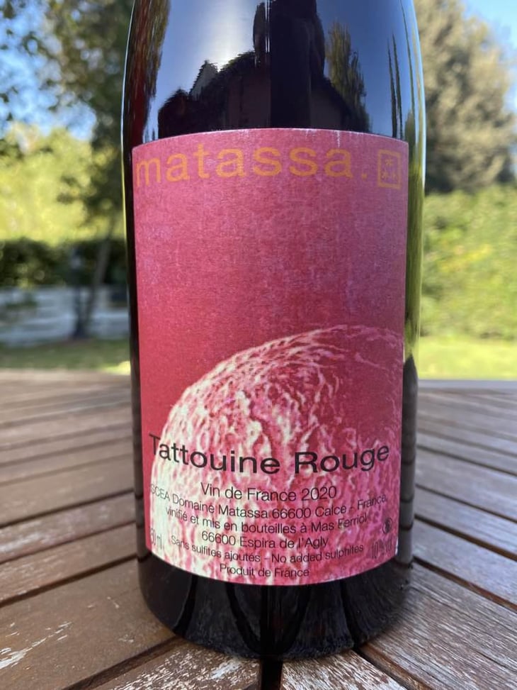 Tattouine Rouge - Domaine Matassa - Tom Lubbe -2019