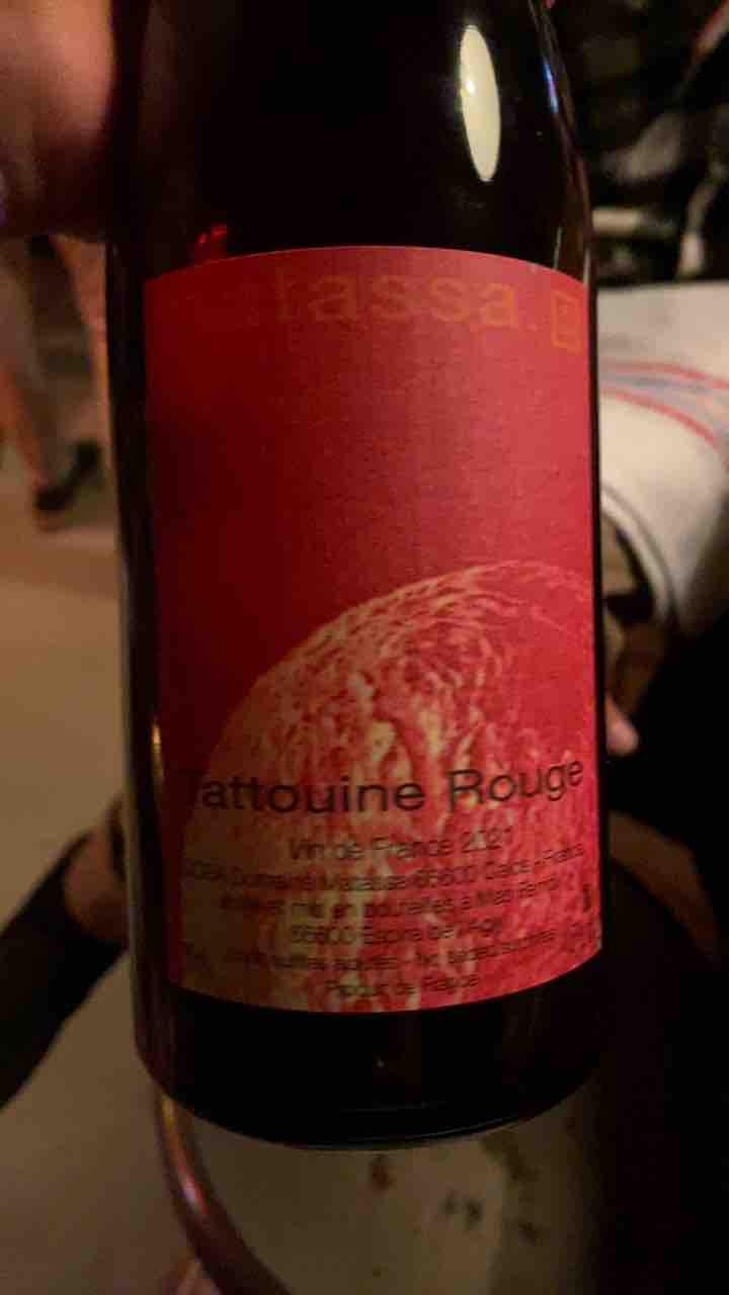 Tattouine Rouge - Domaine Matassa - Tom Lubbe -2019