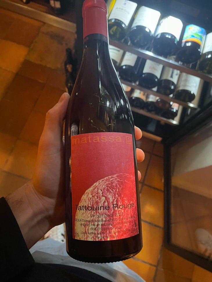 Tattouine Rouge - Domaine Matassa - Tom Lubbe -2019