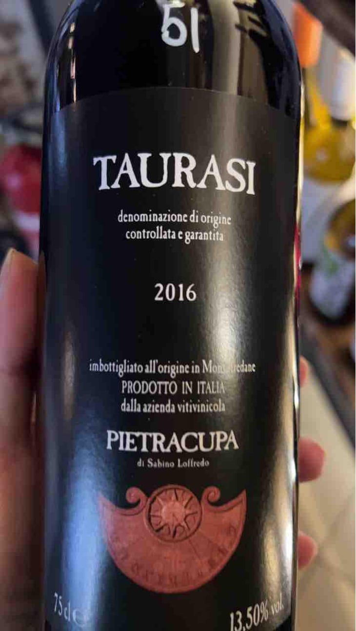 Taurasi - Azienda Pietracupa - Sabino Loffredo 