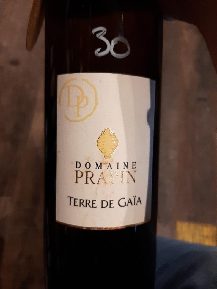 Terre de Gaïa - Domaine de Prapin - Pierre & Lucie Riviere -2020