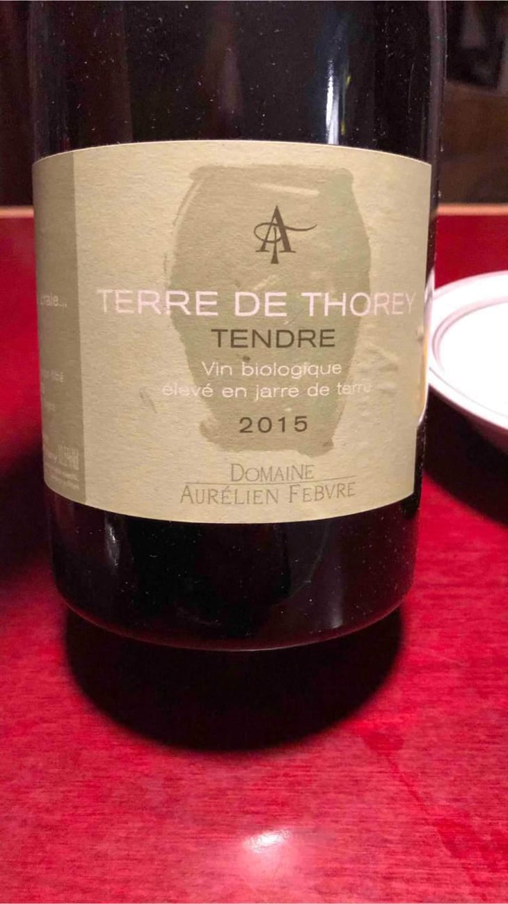 Terre de Thorey Tendre - Domaine Aurélien Febvre - Aurélien Febvre -2018