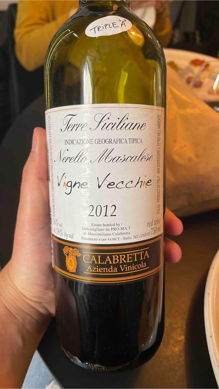 Nerello Mascalese Vigne Vecchie - Azienda Vinicola Calabretta - Massimiliano Calabretta -2014