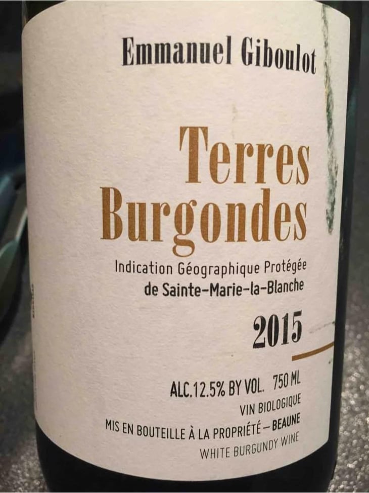 Terres Burgondes - Domaine Emmanuel Giboulot - Emmanuel Giboulot 