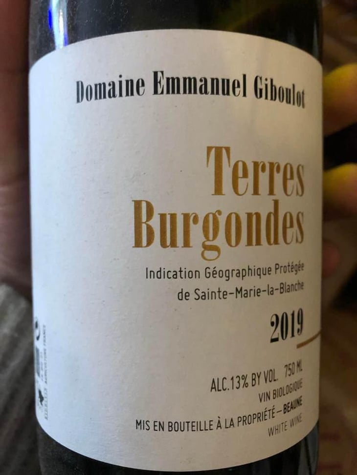 Terres Burgondes - Domaine Emmanuel Giboulot - Emmanuel Giboulot 