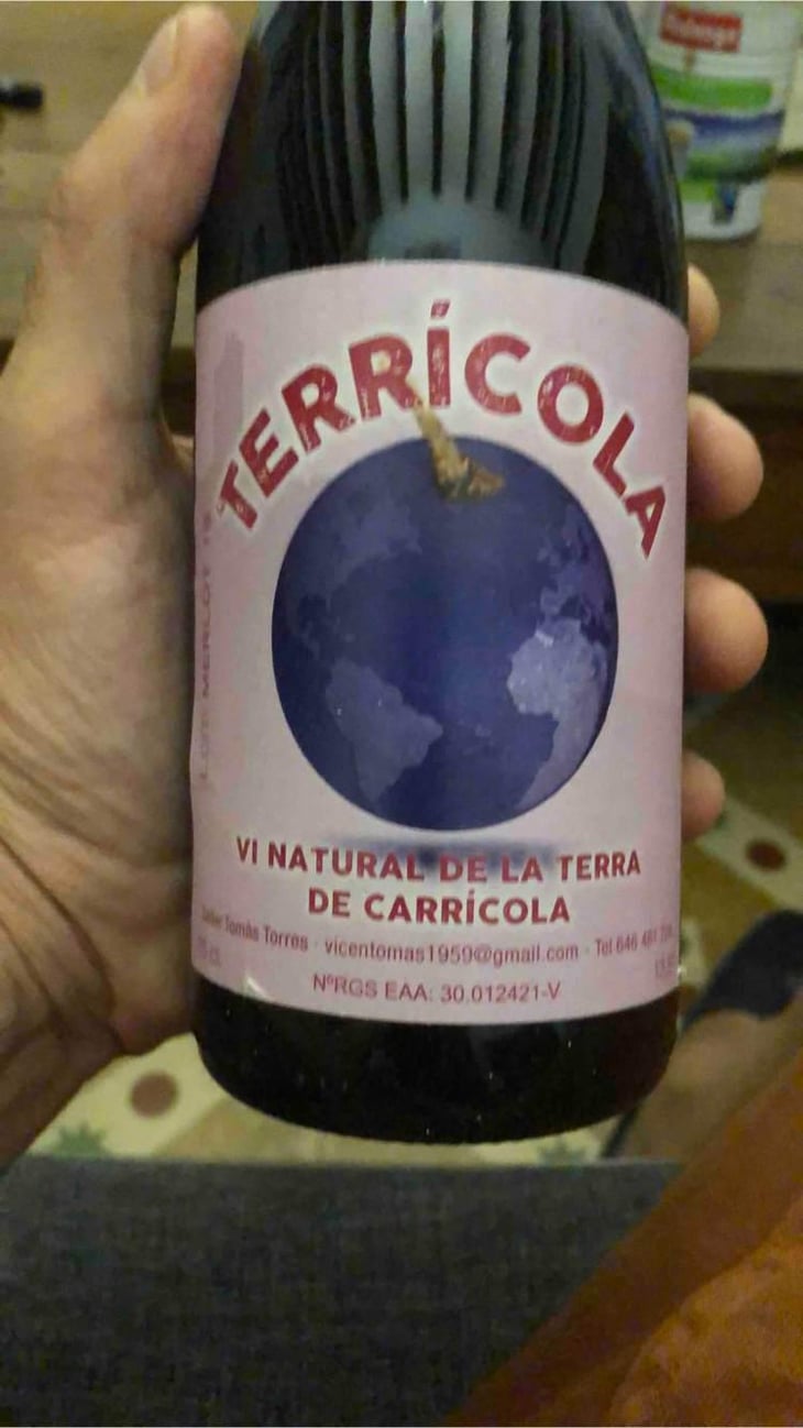 Terricola Negre - Celler Tomàs Torres - Vicent Tomas Soler -2018