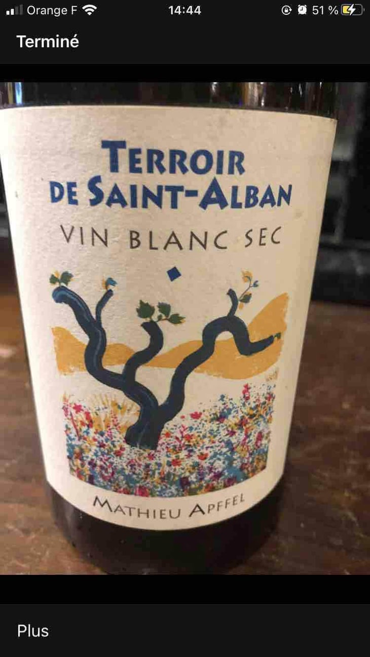 Terroir De Saint-Alban - Mathieu Apffel - Camille & Mathieu Apffel 