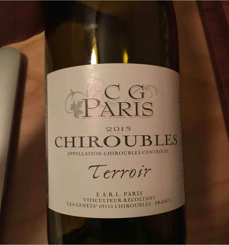Terroir - Domain CG Paris - Christine & Gilles Paris 