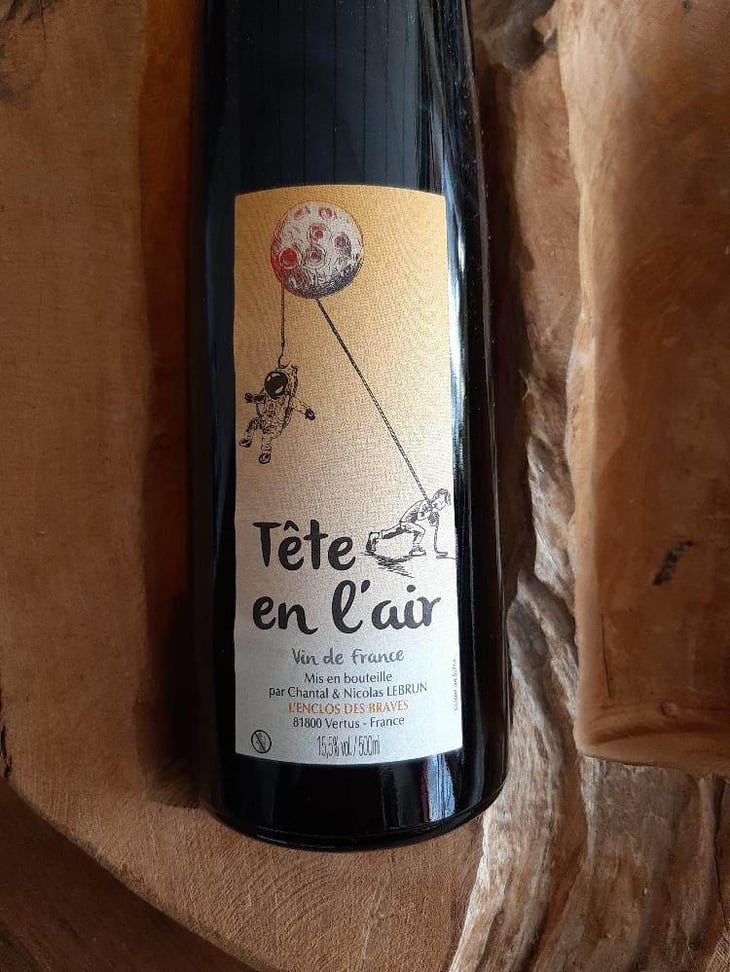 Tête en l'Air (Vin De Voile) - L'enclos Des Braves - Chantal & Nicolas Lebrun 