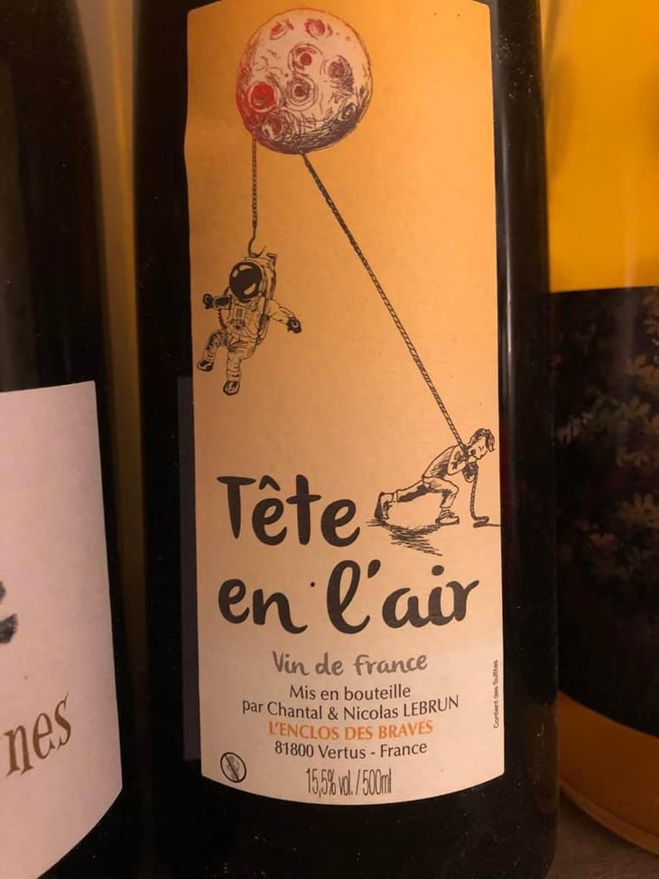 Tête en l'Air (Vin De Voile) - L'enclos Des Braves - Chantal & Nicolas Lebrun 