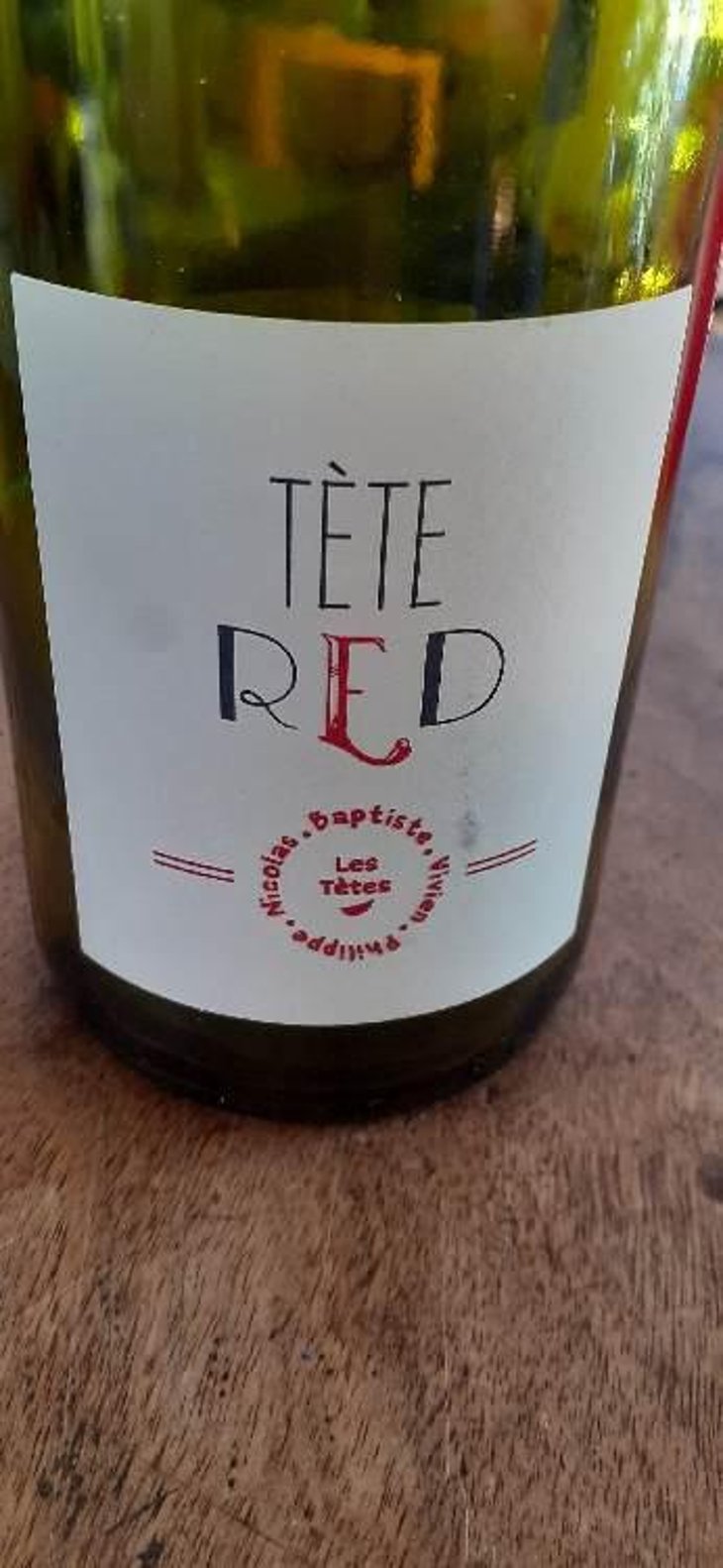 Tète Red - Domaine Grosbois - Sylvain & Nicolas Grosbois 
