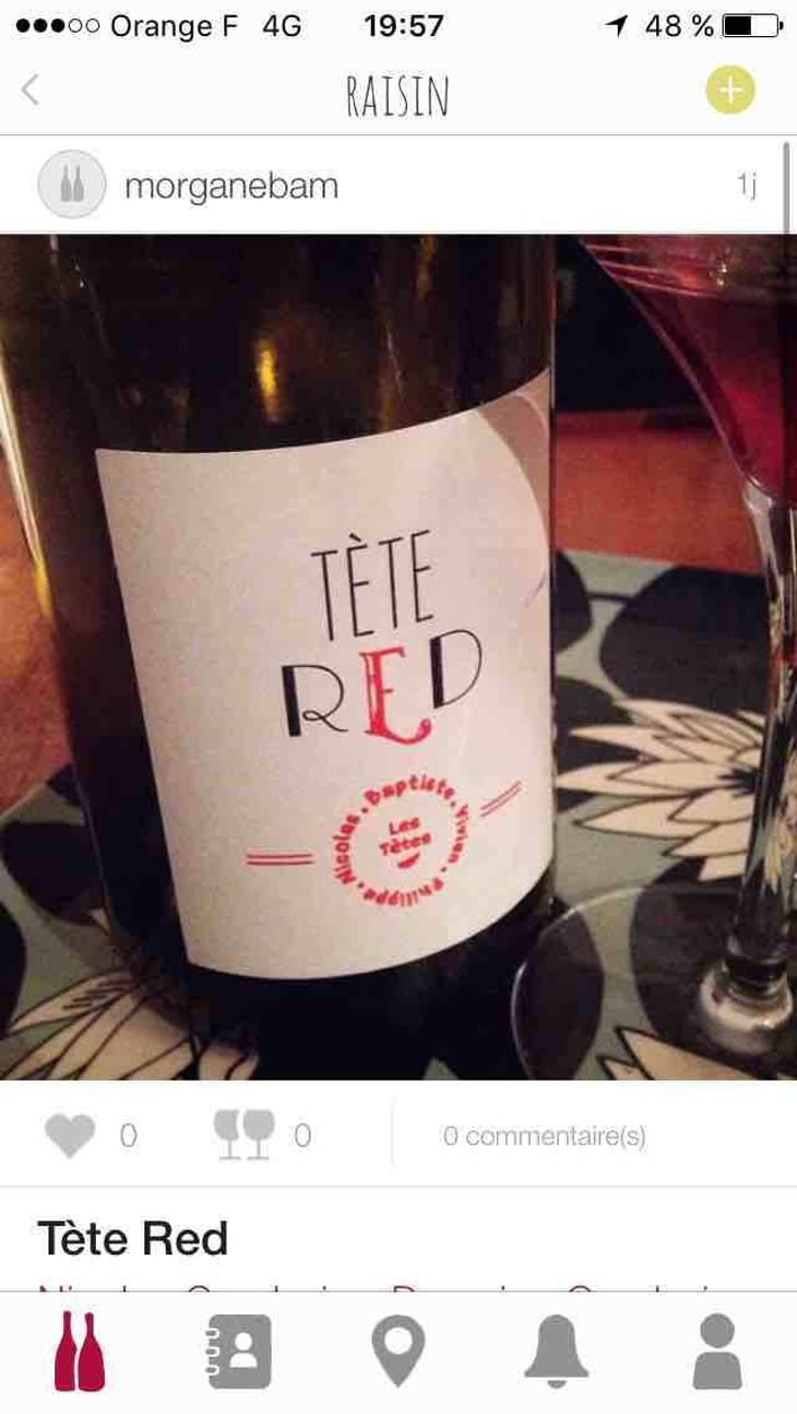 Tète Red - Domaine Grosbois - Sylvain & Nicolas Grosbois 