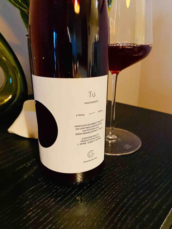 Tu - Cantina Giardino - Antonio Di Gruttola & Daniela De Gruttola -2020
