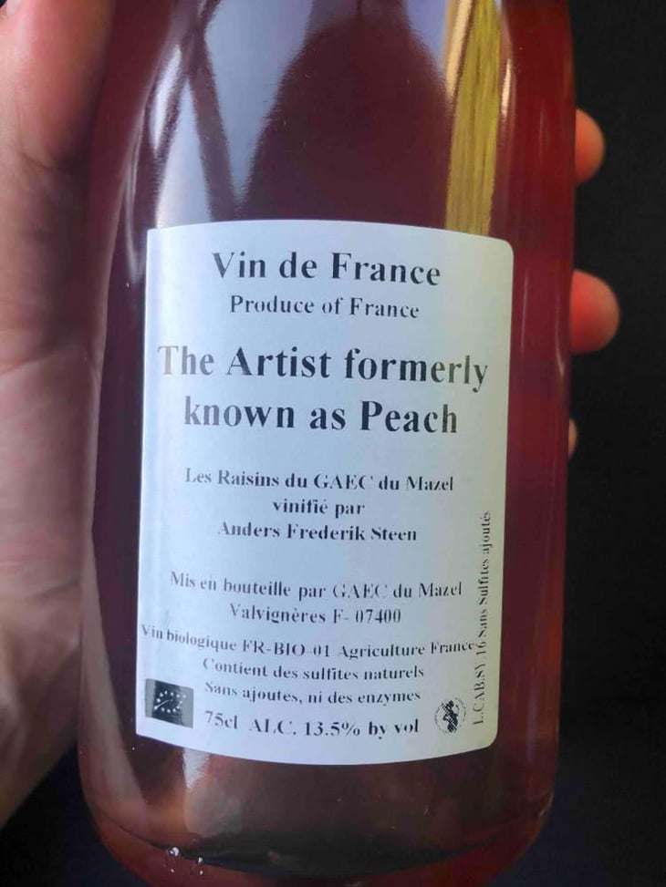 The Artist formerly known as Peach - Anders Frederik Steen & Anne Bruun Blauert - Anders Frederik Steen & Anne Bruun Blauert 
