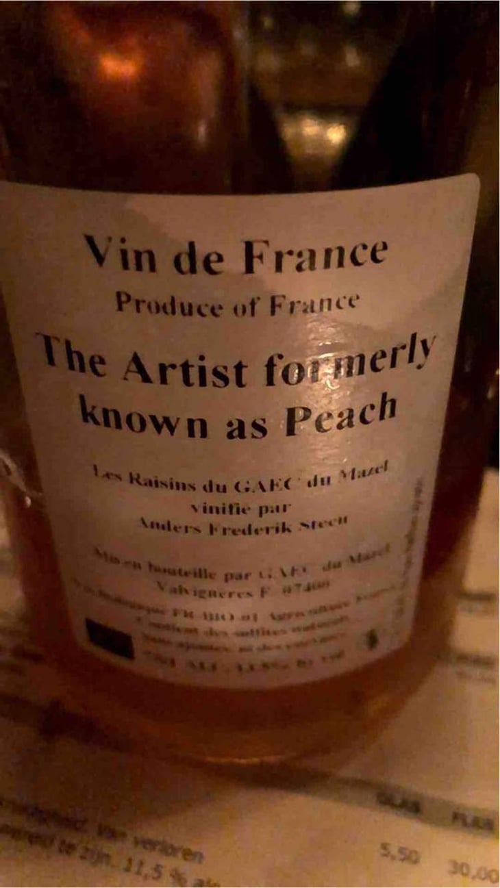 The Artist formerly known as Peach - Anders Frederik Steen & Anne Bruun Blauert - Anders Frederik Steen & Anne Bruun Blauert 