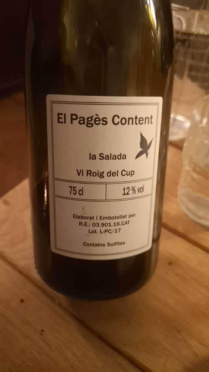 El Pagès Content Orange - Celler La Salada - Toni Carbó 